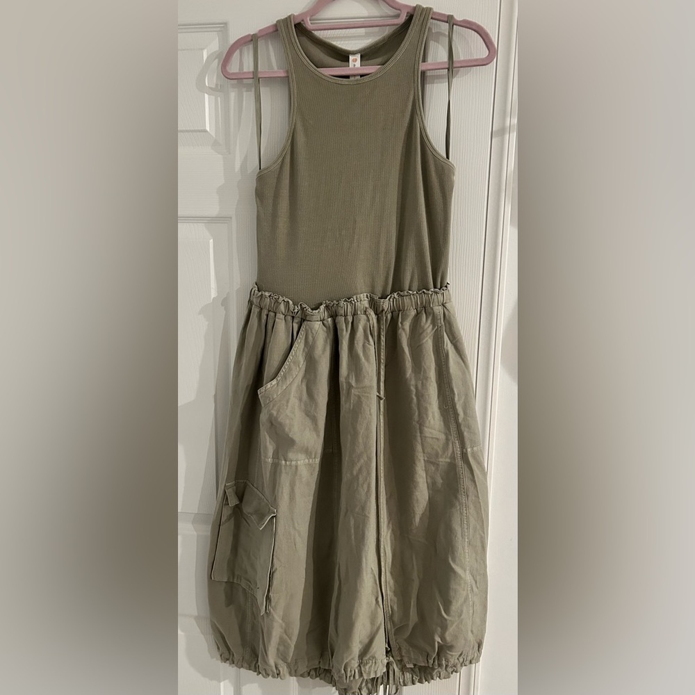 Daily Practice by Anthropologie Be Bold Racerback Twofer Dress